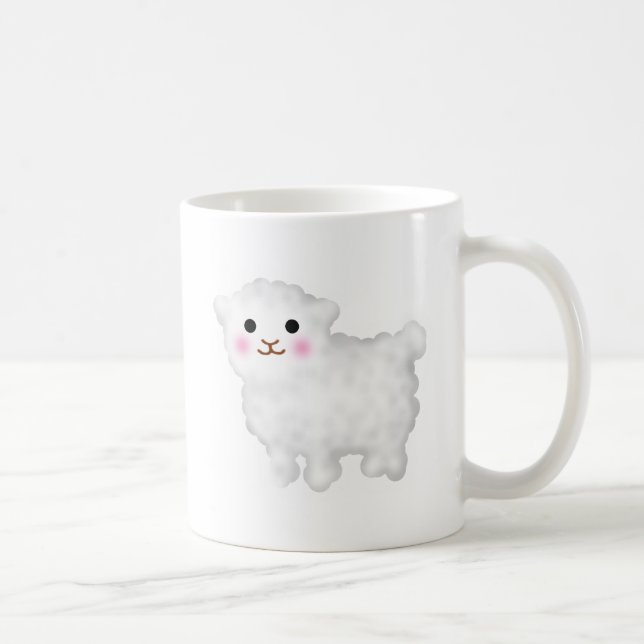 Cute Little Lamb Coffee Mug (Right)