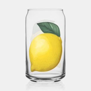 Cute Little Lemon Can Glass