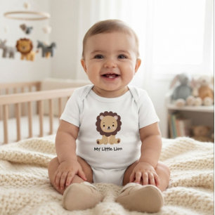 Cute Little Lion Baby Bodysuit Baby Boy