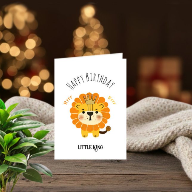 Cute little lion card (Creator Uploaded)