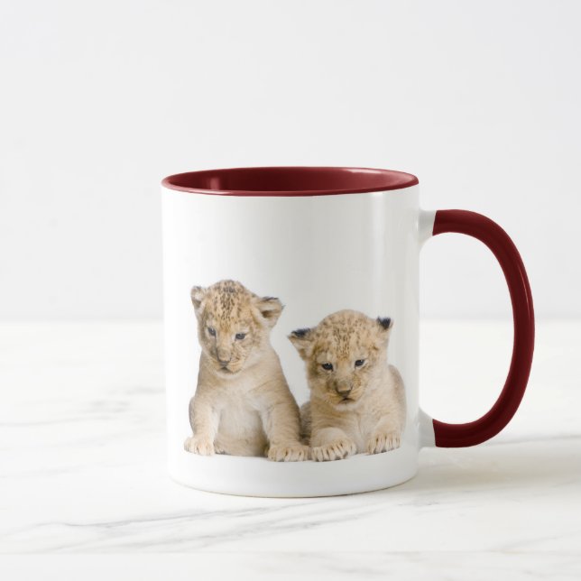 Cute Little Lion Cubs Mug (Right)