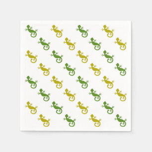 Cute little lizards napkin