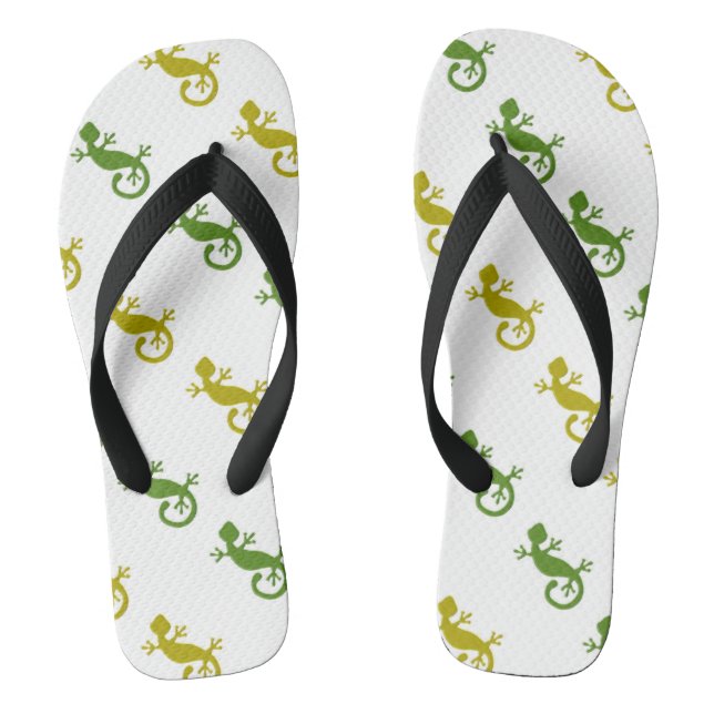 Cute little lizards thongs (Footbed)