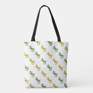 Cute little lizards tote bag