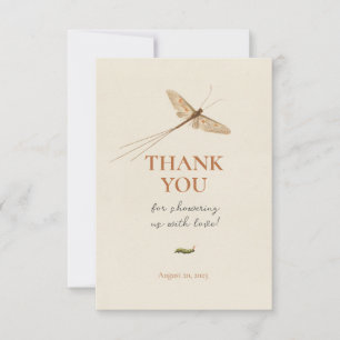 Cute Little Love Bug Baby Shower Thank you Card