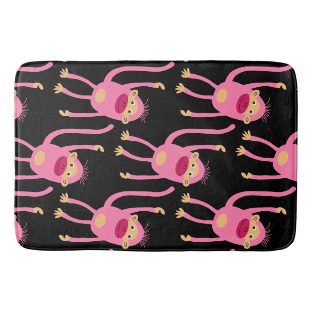 Cute Little Monkey  Bath Mat (Front)