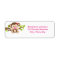 Cute Little Monkey Girl Return Address Label