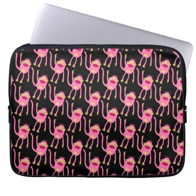 Cute Little Monkey  Laptop Sleeve (Front)