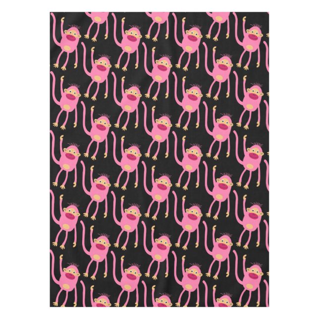 Cute Little Monkey  Tablecloth (Front)