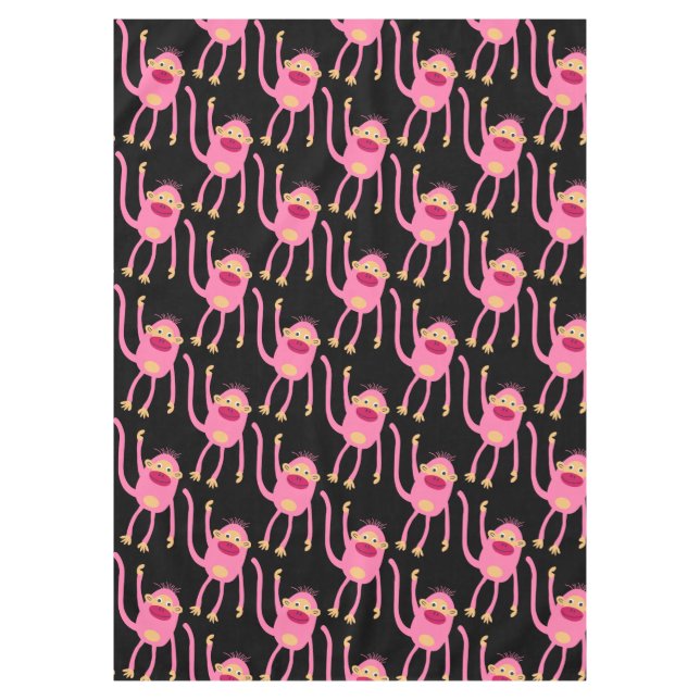 Cute Little Monkey  Tablecloth (Front)
