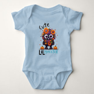 Cute little monster baby bodysuit