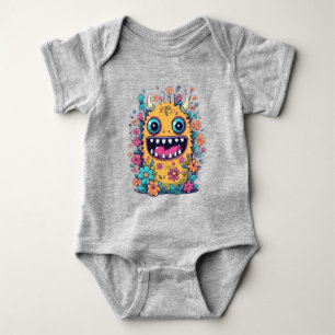 Cute little monster gift ideas baby bodysuit