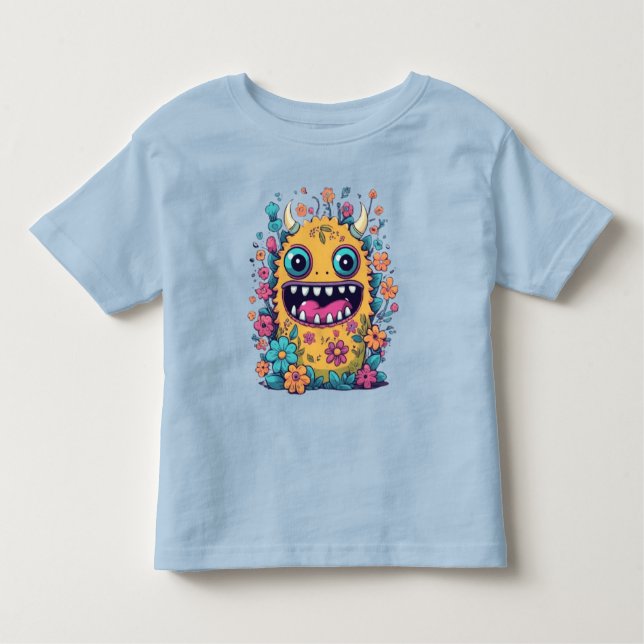 Cute little monster gift ideas toddler T-Shirt (Front)