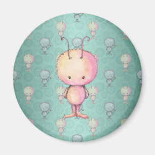 Cute Little Monster Magnet