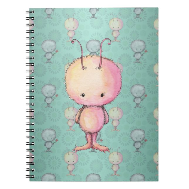 Cute Little Monster Notebook (Front)