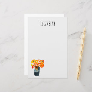 Cute little monster stationery
