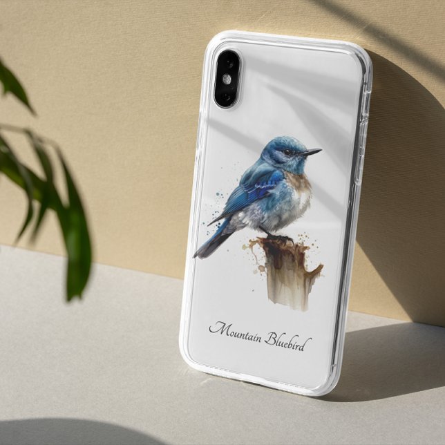Cute Little Mountain Bluebird, custom Case-Mate iPhone Case (Creator Uploaded)
