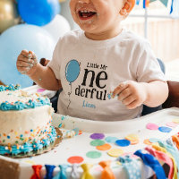 Cute Little Mr Onederful First Birthday Balloon
