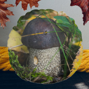 Cute little mushroom round cushion