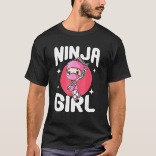 Cute Little Ninja Fighter Princess Ninja Girl T-Shirt