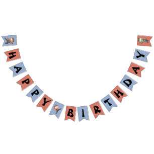 Cute Little Ninja Happy Birthday Bunting