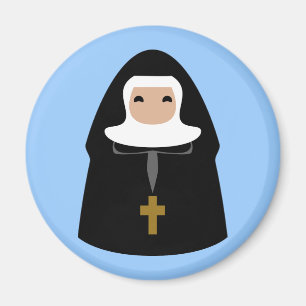 Cute Little Nuns Magnet