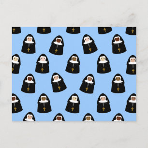 Cute Little Nuns Postcard