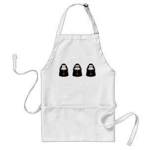 Cute Little Nuns Standard Apron