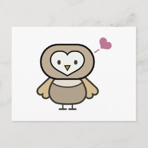 cute little owl postcard