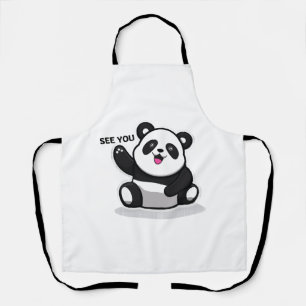cute little panda apron