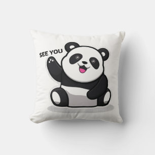 cute little panda cushion