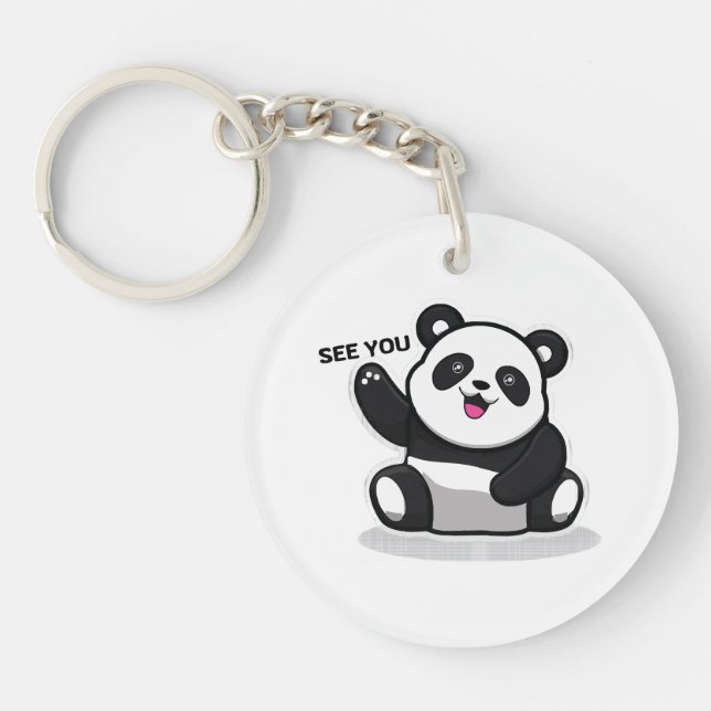 cute little panda key ring (Front)