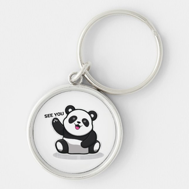 cute little panda key ring (Front)