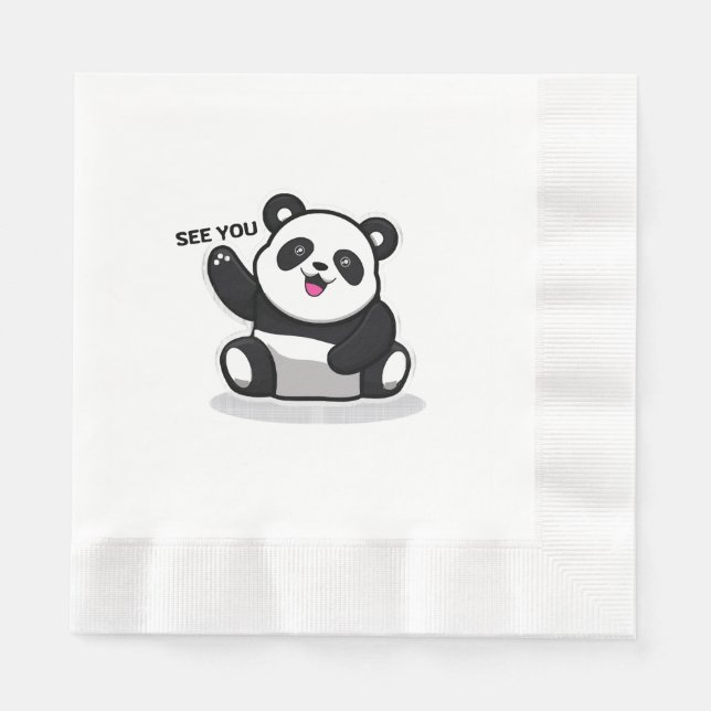 cute little panda napkin (Front)