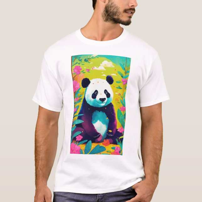 Cute little panda  T-Shirt (Front)