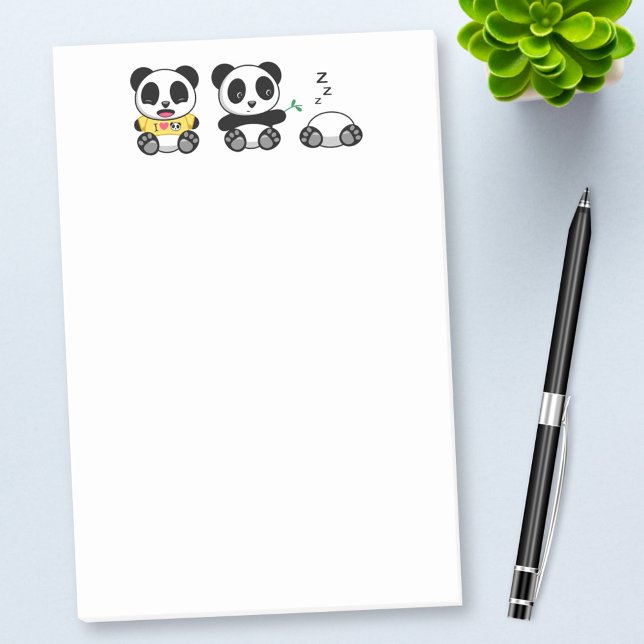 Cute Little Pandas Post-it Notes (Creator Uploaded)