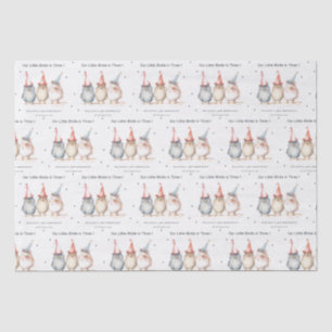 Cute Little Party Birds Any Age Kids Birthday Tissue Paper