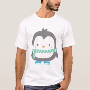 Cute Little Penguin with Scarf T-Shirt