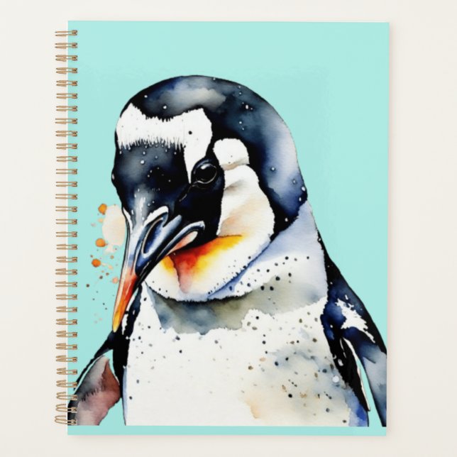 Cute little penguins  planner (Front)