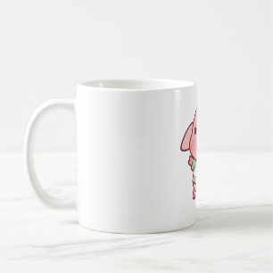 Cute Little Pig In Green Tshirt Coffee Mug