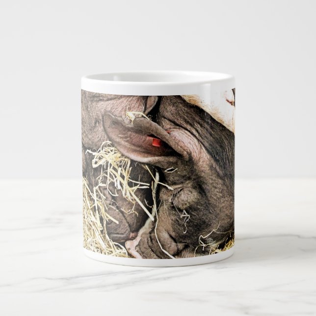 CUTE LITTLE PIGS LARGE COFFEE MUG (Front)