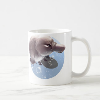 Cute Little Platypus Illustration Mug