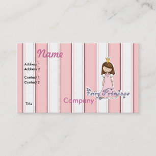 Cute Little Pretty Fairy Princess Business Card