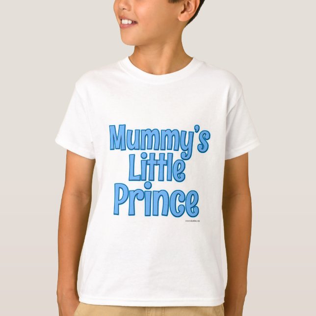 Cute Little Prince Baby Slogan Design T-Shirt (Front)