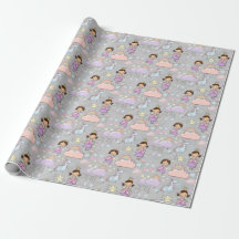 Cute Little Princess Pink Seamless Pattern