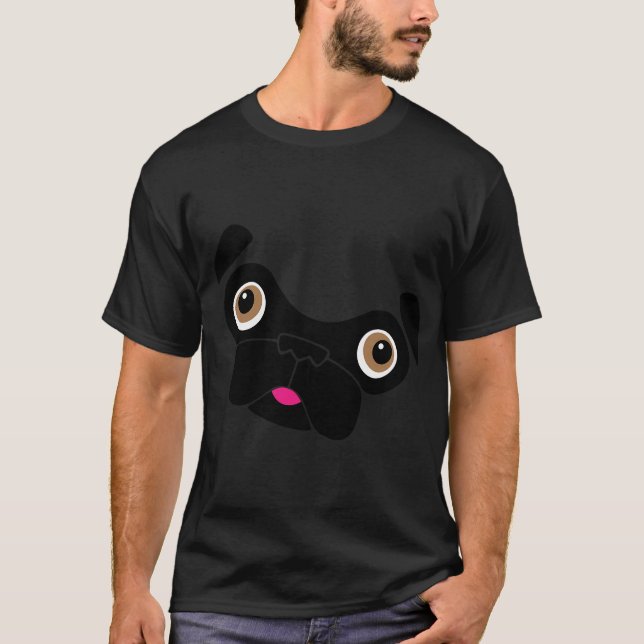 Cute little pug T-Shirt (Front)