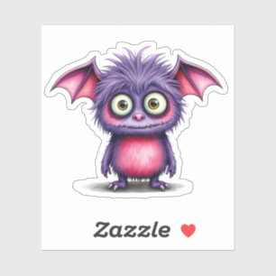 Cute little Purple and Pink Monster