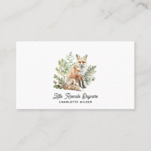 Cute Little Racoon Daycare Business Card