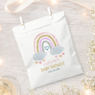 Cute Little Rainbow Baby Shower Favour Bag