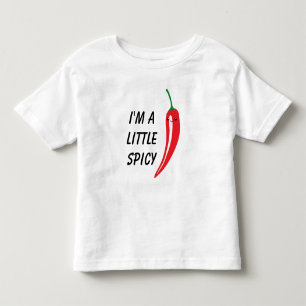 Cute little red hot chilli pepper kawaii drawing toddler T-Shirt
